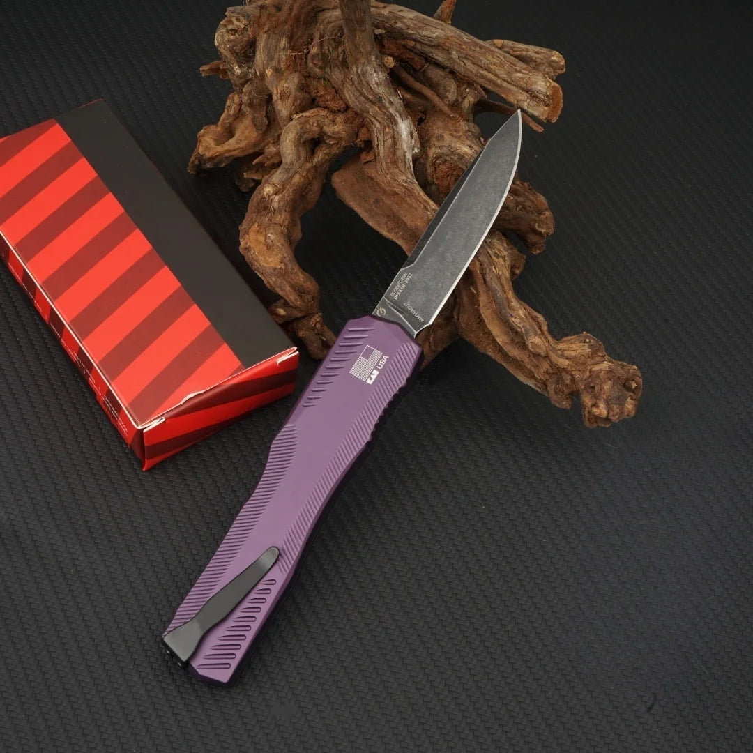 KS 9000 Outdoor Camping Folding Knife, K50 Pocket Knife with D2 Steel Blade & T6 Aluminum Handle, Multi-purpose Outdoor EDC Camping Tool, Ideal Gift for Friends