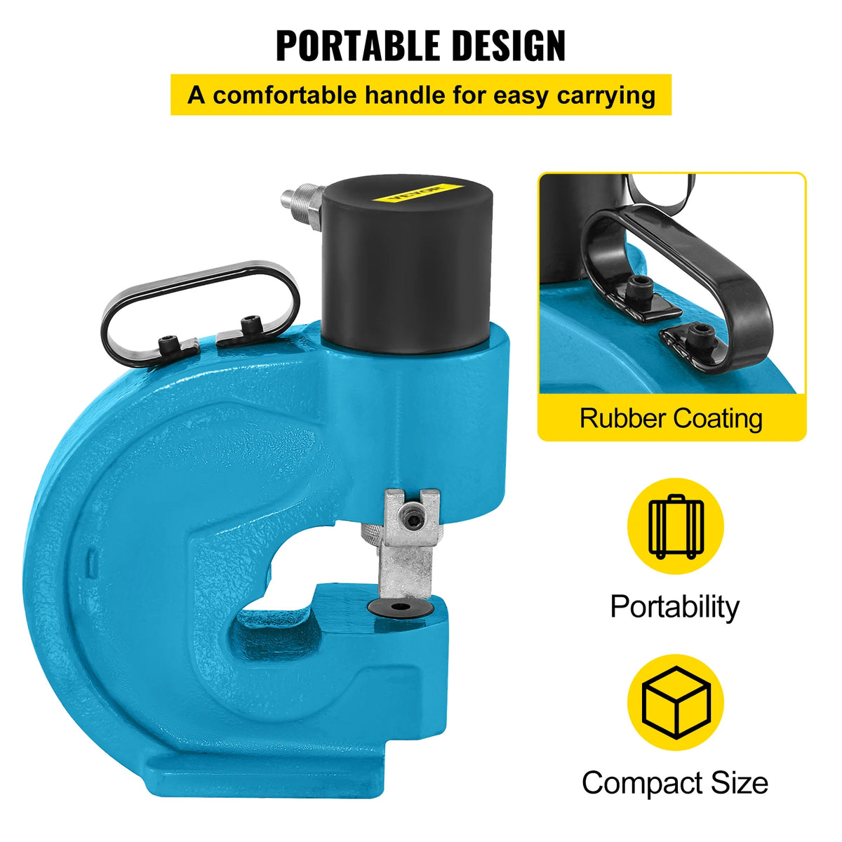 SucceBuy  CH-70 Hydraulic Split Hole Puncher 35T Hole Digger Force Punching Tool Kit Iron Plate Copper Aluminum Stainless Steel