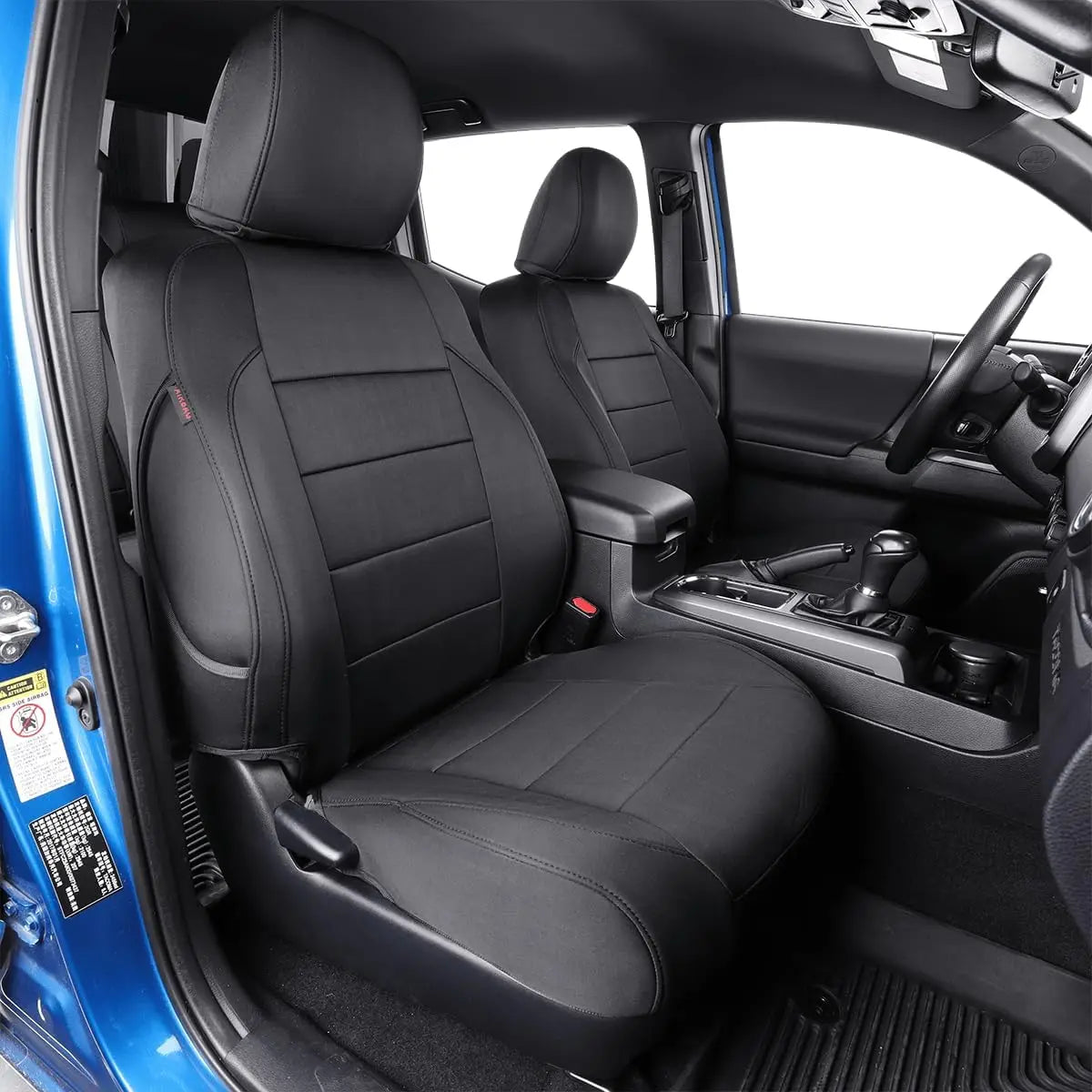 EKR Tacoma Car Seat Covers Custom Fit For Toyota Tacoma 2024-2026 DoubleCab/CrewCab SR/SR5/TRD Sport/TRD Off-Road/Limited Full Set Truck Faux Leather Car Seat Covers Accessories